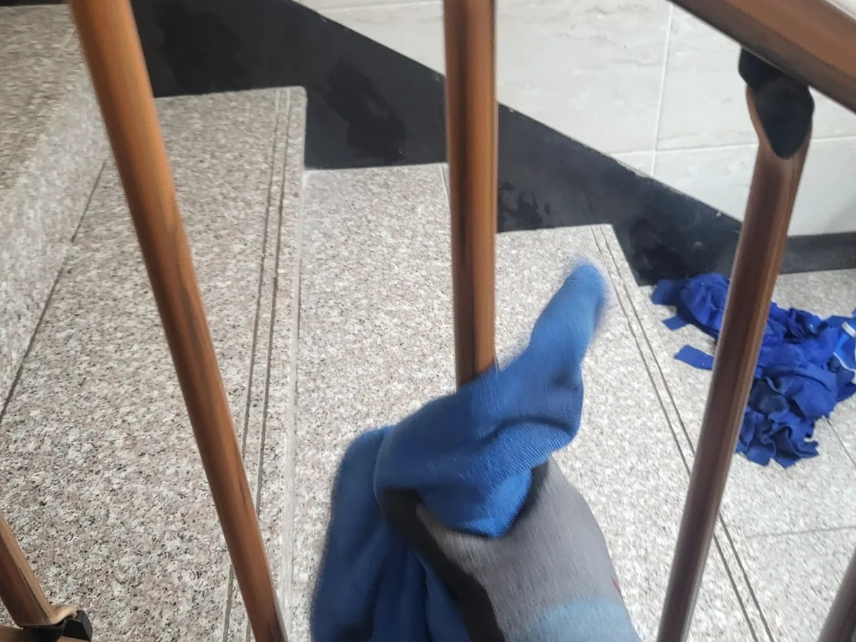 마포구 신공덕동 건물 난간·손잡이 위생청소 사례 - 행진크린